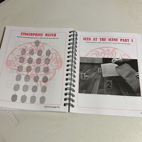 Brain Games Criminal Mind Puzzle Book - 192 pages - many various puzzles - New - Picture 4 of 7
